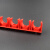 适用于16 20PVC红电工穿线管U型塑料固定管卡水管10位连排管夹排卡迫码配件 16红色(10位)