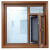 戴菲莱戴菲莱98系列金钢防盗窗纱一体铝包木门窗密封隔音实木门窗封阳台 预约测量