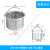 定制厨房水槽水池盖子 下水器提篮  洗菜盆水漏斗筐 隔片篓子过滤 3号提篮小孔眼(78mm)