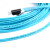美国康宁 LC-LC单模OS2 /OM3/OM4多模万兆双芯光纤线跳 OM4万兆多模LC-LC 10m