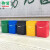 定制30l带盖把手提铁皮方桶40l户外垃圾圆形油漆桶收纳果皮箱议价 橡塑模压内桶(34x28x45)
