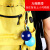 谋福（CNMF）雨衣 成人儿童便携式雨衣球 一次性雨衣时尚学生加厚雨披 (黄色5个装)