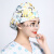 护士帽做饭时戴的帽子防油烟厨房女士室内包头套工作防掉发护士卫生 黄蝴蝶 可调节