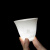 一品工坊冰种玉瓷功夫茶杯高档中式水墨山水主人杯单杯个人专用陶瓷品茗杯 冰种玉瓷茶杯-花神杯