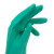 冰禹 BYyc-201 防滑耐磨汽修劳保手套 洗碗橡胶丁腈手套 L码33cm 绿色 1双