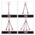 富都华创 起重吊索具 2吨1米2腿 猛钢铁链条吊链行车吊装工具 FDHC-DSJ-011