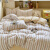 多喜爱四件套韩式床单被套简麻色织水洗棉简约款AB版卧室单人双人床被罩 海岸-鹅黄 1.2m床单三件套被套150*200