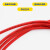 民兴电缆电线电缆 RV国标软铜芯导线单芯多股控制信号电源连接线家装家用 红色【100米】 0.5平方