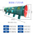 矿井隧道防爆轴流风机对旋压入式管道施工专用射流 双向可逆 隧道用SDF2x55使用风带管 0.8米 +风距离