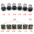 防水航空插头插座WY48-5-7-20-27-38-42芯 夹爪公头TE母座Z连接器 WY48-42芯 插头TE