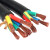 金龙羽 VV-1KV 3+2芯电缆 铜芯电力电缆 VV-1KV 3*10+2*6mm² 1米
