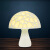 唄硶蘑菇灯 月球灯3d打印月亮灯创意台灯小夜灯生日礼物床头灯 遥控16色 15cm