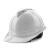 伟光 ABS安全帽 新国标 工地建筑工程 领导监理 电力施工V型防砸透气安全头盔 【白色】 按键式调节