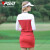 日顿高尔夫秋衣 2021新品 高尔夫球服装女士秋冬季POLO衫保暖长袖 QZ065-白色裙子 XS