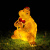 博雷奇led动物造型灯乌龟灯发光情人龟树脂草坪灯景观装饰小品灯灯 黄色
