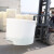 穆运 PE牛筋叉车桶塑料桶储水桶圆桶大敞口印染化工厂铲车桶 CM300L 835*865mm