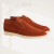 Stefano Ricci史蒂芬24新款男鞋橘红色柔软绒面套穿马球靴 10