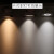 佛山照明（FSL）LED射灯天花灯COB灯珠角度可调公司商业背景墙展厅射灯打光深防眩射灯3W开孔55mm 暖白(4000K)