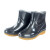 沸耐笙 FNS-04832 中性低筒雨鞋 耐酸碱油PVC低帮水鞋 519黑色单鞋 37 双