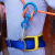 消防逃生腰带户外登山攀岩套装儿童安全带半身保险带高空作业绳带 后挂腰带+10毫米10米长保险绳
