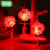 MEXEMINA新年彩灯氛围灯 新年装饰彩灯氛围灯带红灯笼串灯led福字灯串春的 插电款红灯笼中大号8cm5米16灯