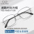 万新 WAN XIN新款近视眼镜超轻半框商务眼镜框男防蓝光眼镜可配度数 31306黑银 配万新1.60超薄防蓝光镜片