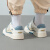 阿迪达斯（adidas）三叶草男鞋女鞋24夏新款低帮板鞋复古潮流休闲鞋透气运动鞋滑板鞋 4336/白灰黄/DROP STEP LOW 41 内长255mm