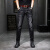 艾卡梵（aikafan）男士牛仔裤2023新款黑色潮牌韩版修身直筒男士休闲百搭弹力裤2080 2080黑色 27码(建议体重80-95斤)