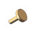 镀金Pogopin圆形铜柱母头连接器导充电铜针实心触点界面接触插针 T1421