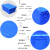 收纳箱塑料特大号衣服整理箱加厚大号收纳盒有盖衣物储物箱子 3#物流箱 蓝色