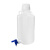 西斯贝尔加厚塑料下口瓶龙头瓶实验室放水蒸馏水桶5L带刻度耐腐蚀酸碱水桶