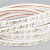 LED灯带220V七彩双排三排2835柔性户外防水5730三色工地工程 3038双排3D弧形1米100珠-暖光(