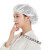 棉厨师帽女可调节厨房做饭防油烟餐厅工作帽防掉发卫生护士帽子 白色 可调节