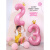 千团精工40寸粉色皇冠数字气球室内装饰儿童宝宝周岁生日派对铝膜场景布置 相框(粉星星+蓝星星+彩点)