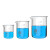 贝傅特 玻璃烧杯 实验器材化学高硼硅耐高温量杯加厚刻度量杯实验室玻璃烧杯 50ml
