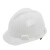 华特工程防砸安全帽 建筑工地 国标头盔 ABS塑料耐高温安全帽头部劳防用品  白色 