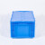 知旦 物流箱 外径:605*400*340mm物流箱物流周转箱储物箱仓库车间工业物流胶箱 ZWL-600340F 蓝色翻盖