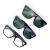 CLCEY焊工专用电焊眼镜二保焊护眼弧脸部防护 Z81单幅【绿灰色】