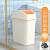 卫生间垃圾桶2022厕所翻盖夹缝窄缝长方形有带盖客厅摇盖 超值清洁套餐白橙色6L+140只垃