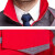 瑞可特 RSF290 春秋帆布工作服套装 工厂车间汽修加油站长袖劳保服工衣 红色 2XL-180 