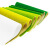 建筑沙盘模型材料场景模型绿色草皮仿真草地草坪尼龙草粉草绒纸 黄绿色 25*25厘米-3张