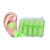 摇粒绒耳套睡觉专用可侧睡睡眠用的隔音耳套分体包耳防噪音护耳朵 灰色S小号儿童