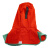 威特仕 WELDAS 23-6690 火狐狸橙红色全护式披肩焊接帽 阻燃全披肩防火花飞溅头套 1个