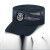 LISM新式保安帽物业门卫执勤帽春夏款网眼可调节男女通用平顶作训 黑色布面发一顶 可调节 适合头围55-61