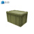 倍坚特 EU箱加厚塑料物流箱周转箱收纳整理储物箱EU塑料物流箱欧标汽配周转箱 600*400*340绿色带平盖