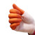 品之德  PST-044 橡胶手指套防滑教师点钞印刷劳保指头套 橙色麻点300只 S号/小号