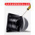 适用10寸排风扇厨房抽风机强力换气扇抽油烟风扇管道油烟机大功率 14寸黑色+3米管+卡箍+支架