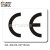 艾瑞达机械设备CE认证标签欧盟标准标识标志安全标示出口警示牌贴纸工业环保不干胶标贴国际标准CE/DZ DZ-K0413(100个)20x15mmPC磨砂