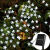 美克杰太阳能led灯串户外阳台氛围灯庭院挂灯樱花装饰花园太阳能闪灯 太阳能樱花暖色12米100灯