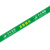 冠峰 温馨提示小心台阶 地滑（绿色） 地贴防滑防水提示牌警示牌夜光荧光标识耐磨贴纸GNG-591